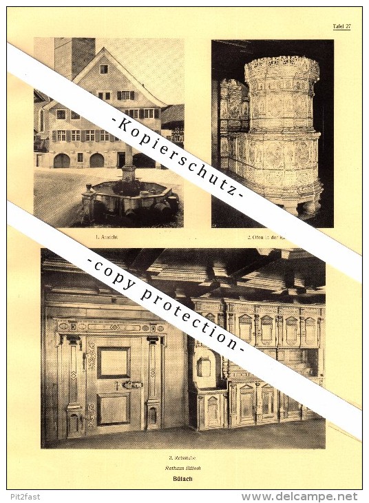 Photographien / Ansichten , 1927 , Regensberg , Bülach , Bez. Dielsdorf , Prospekt , Architektur , Fotos !!! - Bülach