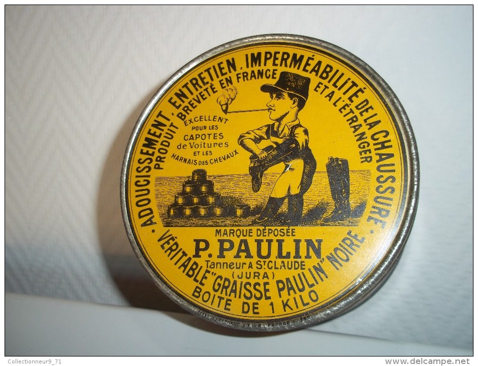 Boite Ancienne Graisse Paulin - Dozen