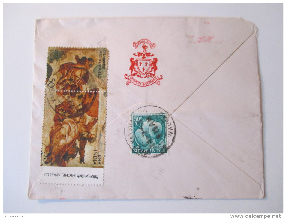 Belegeposten Indien 1950er-70er Jahre. 68 Stück. Luftpostbriefe In Die Schweiz / GA / Aerogramme Usw. Interessant??!! - Lettres & Documents