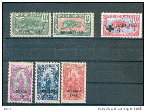 OUBANGUI-CHARI PETIT LOT NEUF DONT CROIX-ROUGE TB - Unused Stamps