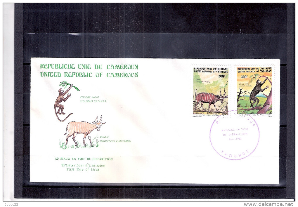 FDC Du Cameroun - Animaux En Voie De Disparition - Série Complète (à Voir) - Cameroon (1960-...)