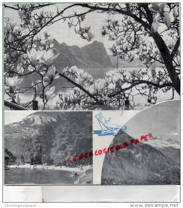 SUISSE - DEPLIANT TOURISTIQUE VITZNAU - LAC DES 4 CANTONS- 1946- IMPRIMERIE J.BUCHER  LUCERNE -PHOTOS BURGI