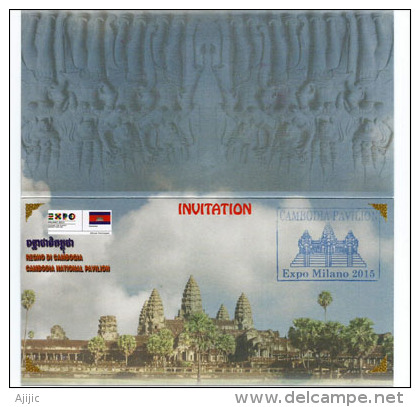 CAMBODIA/CAMBODGE. UNIVERSAL EXPO MILANO 2015, OFFICIAL INVITATION From H.E.Mr Minister Of Commerce - 2015 – Milan (Italie)