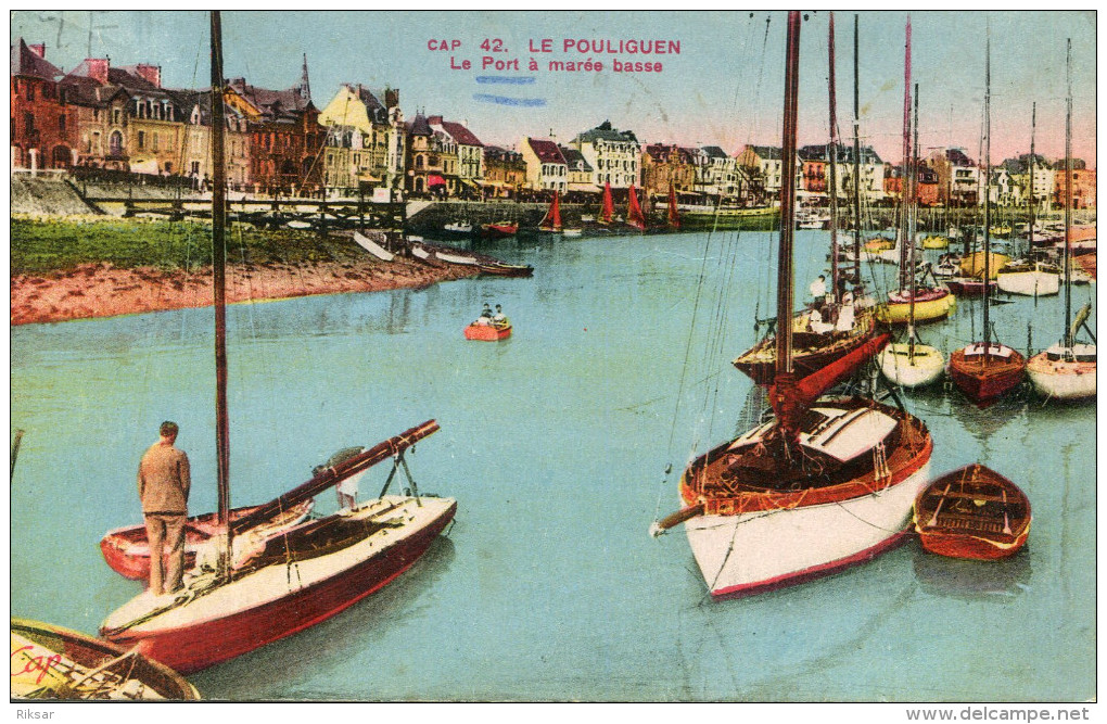 LE POULIGUEN(LOIRE ATLANTIQUE) BATEAU VOILIER - Le Pouliguen