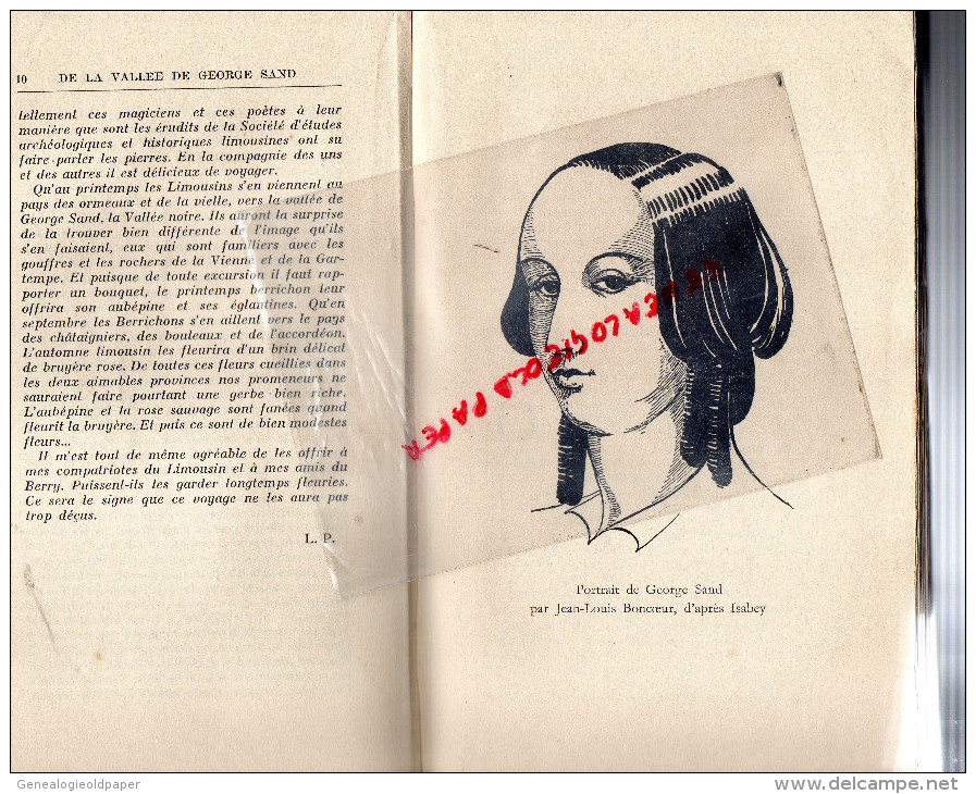 87- 36- LOUIS PEYGNAUD-DE LA VALLEE DE GEORGES SAND-JEAN GIRAUDOUX- NOHANT-BELLAC -AMBAZAC-COMPREIGNAC-THOURON-BONNAC- - Limousin