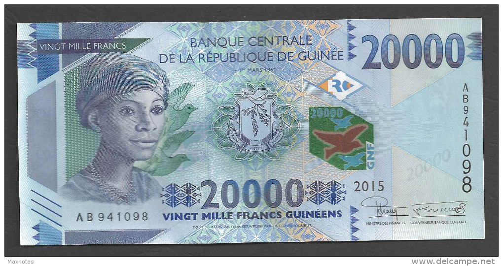 GUINEA (République De Guinée ) : 20000 Francs - 2015  UNC - Guinea