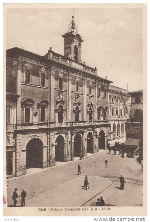 3-4495- Rieti - Palazzo Comunale - F.g. - Viaggiata - Rieti