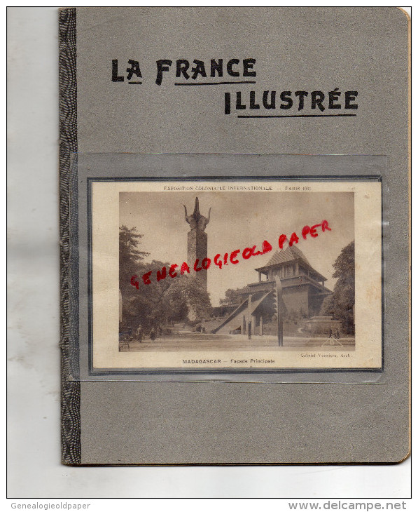 AFRIQUE - MADAGASCAR - CAHIER ECOLE- LUCIE ARDELLIER CHATEAUPONSAC -1936- EXPOSITION COLONIALE PARIS 1931 - Other & Unclassified