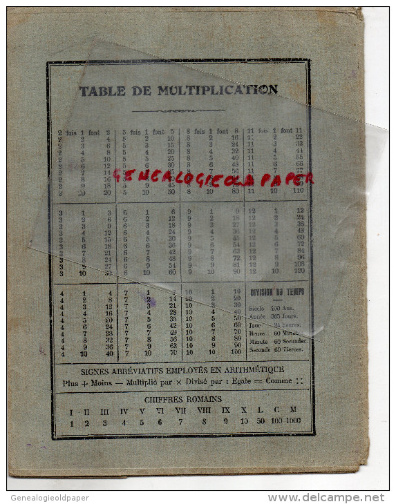 87 - CHATEAUPONSAC - PROTEGE CAHIER ECOLE DIRIGEE PAR MME DELAGE- 1935-LUCIE ARDELLIER- LIBRAIRIE SAINT MARTIN A GUERET - Other & Unclassified