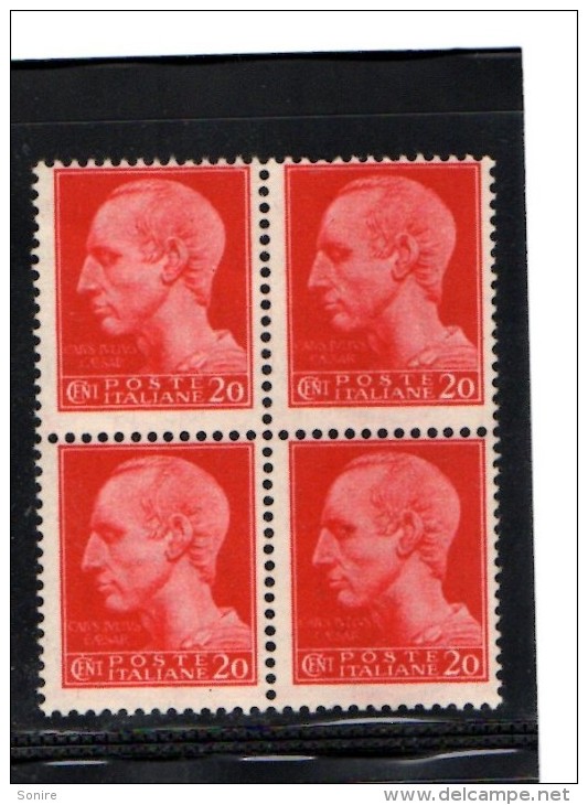 REGNO 1929 - IMPERIALE CENT 20 IN QUARTINA - NUOVA MNH** - Nuevos