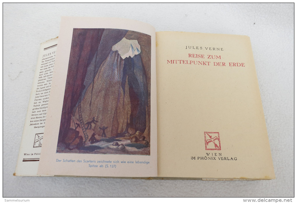 Jules Verne "Die Reise Zum Mittelpunkt Der Erde" Von 1947 - Militär & Polizei