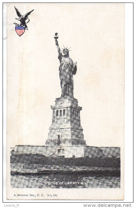 CPA - STATUE OF LIBERTY - N. Y. - A. STRAUSS - 176 - PRECURSEUR - Statue Of Liberty