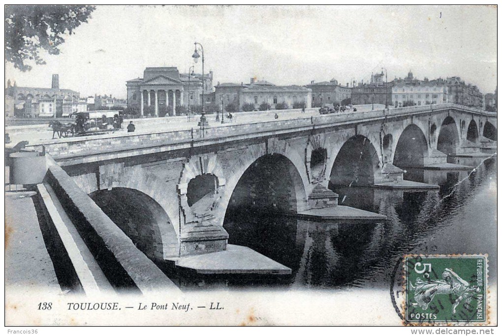 Lot De 18 Cartes CPA De TOULOUSE : Le Pont Neuf - Toutes Scannées - - Toulouse