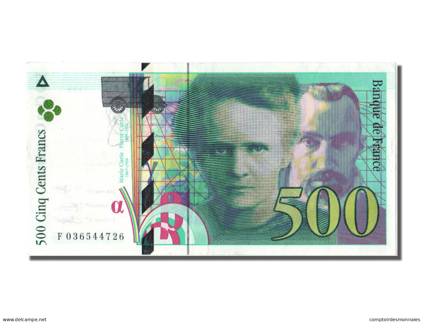 Billet, France, 500 Francs, 500 F 1994-2000 ''Pierre Et Marie Curie'', 1996 - 500 F 1994-2000 ''Pierre Et Marie Curie''