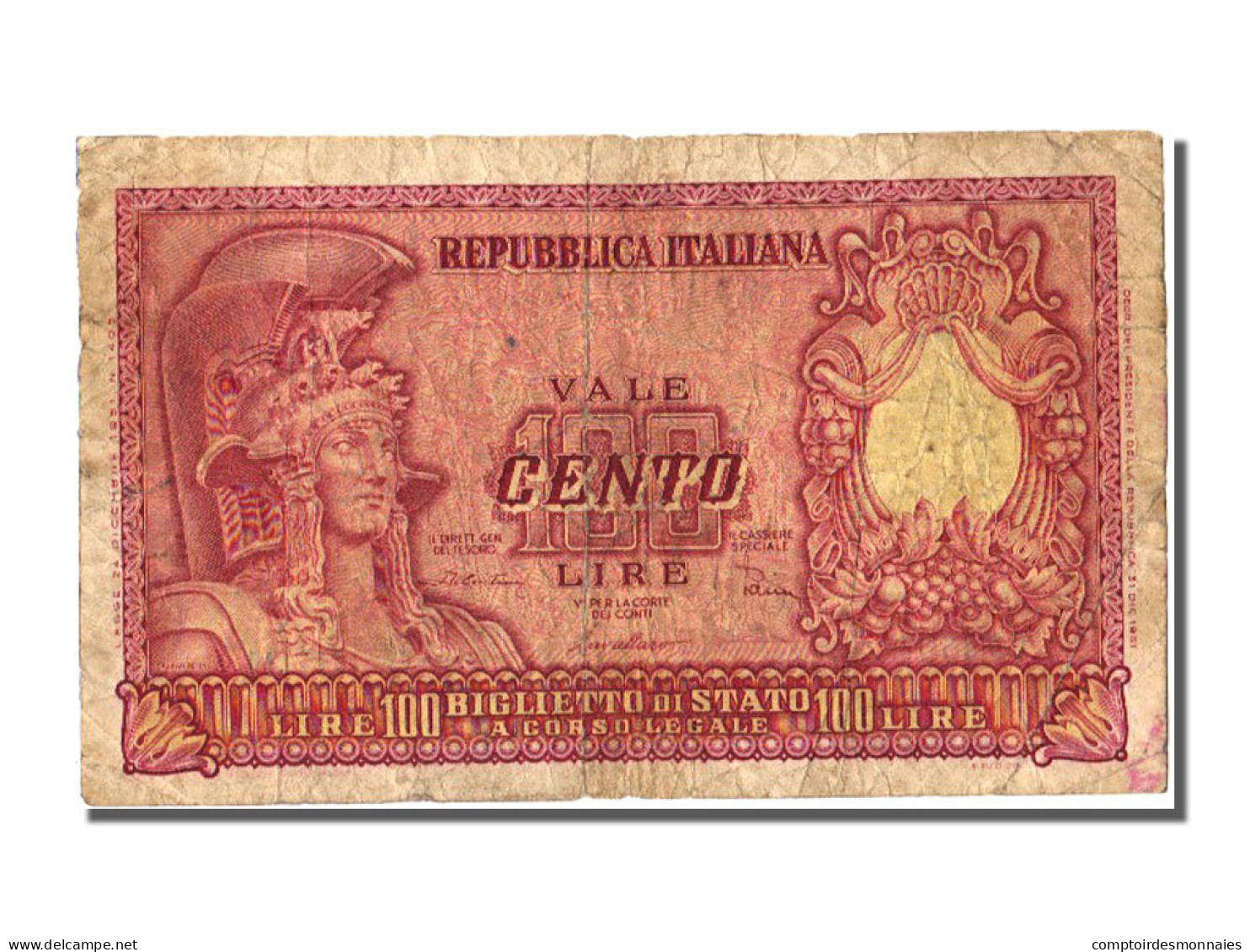 Billet, Italie, 50 Lire, 1951, TB+ - Other & Unclassified