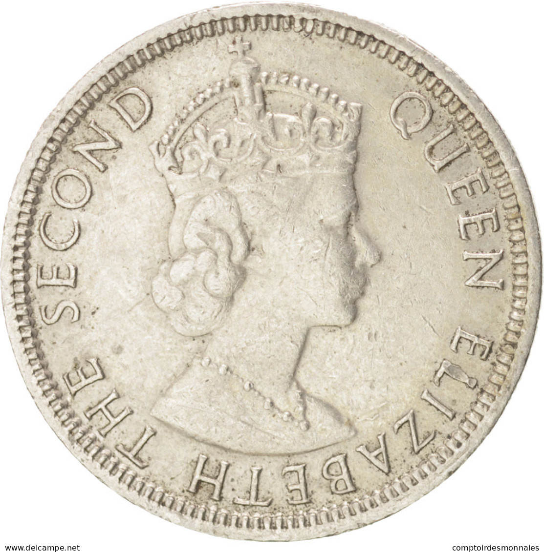 Monnaie, Mauritius, Elizabeth II, 1/4 Rupee, 1978, TTB, Copper-nickel, KM:36 - Mauritius