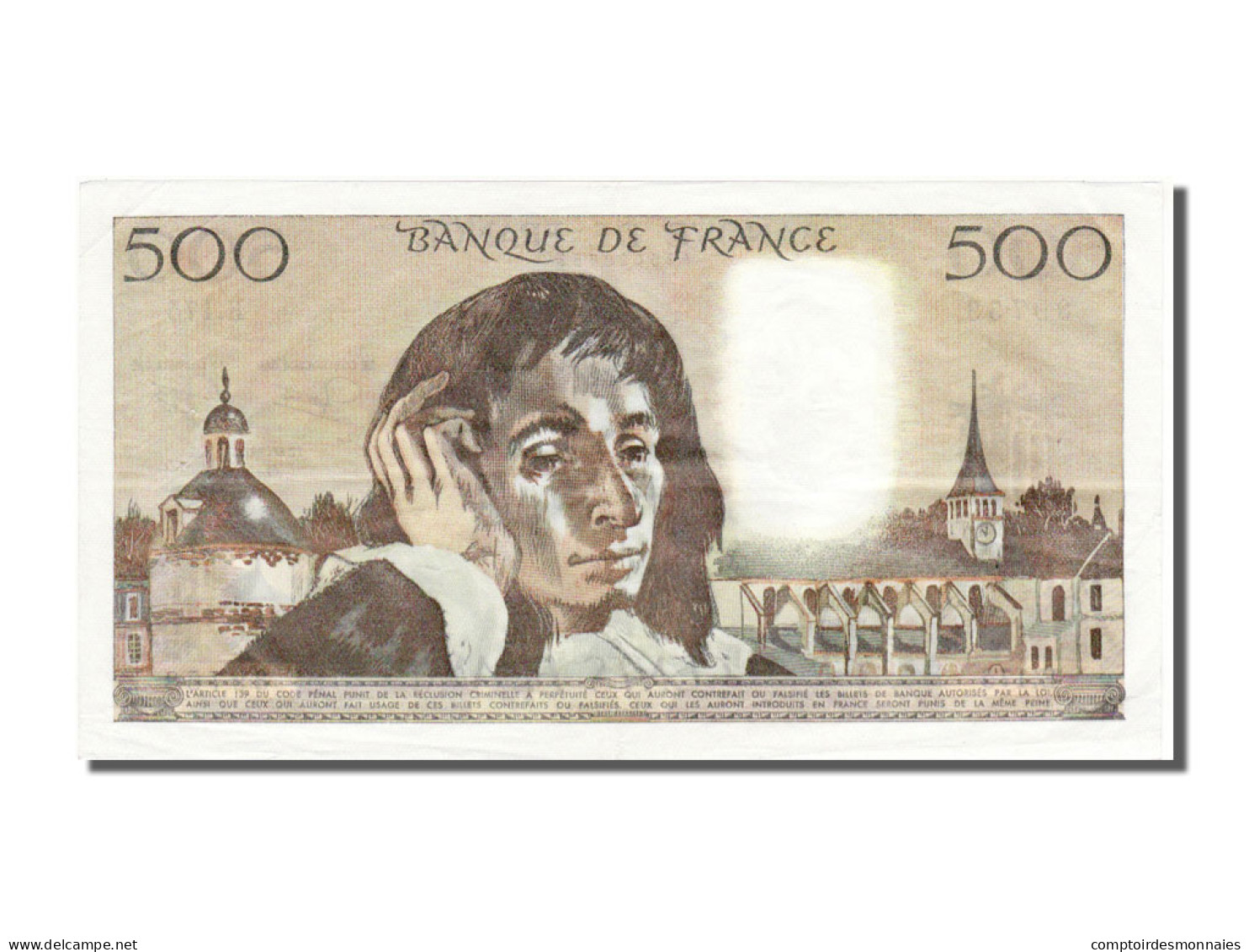 Billet, France, 500 Francs, 500 F 1968-1993 ''Pascal'', 1983, 1983-01-06, SUP+ - 500 F 1968-1993 ''Pascal''