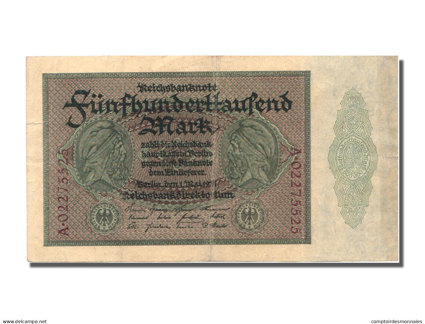 Billet, Allemagne, 500,000 Mark, 1923, 1923-05-01, SUP - 500000 Mark