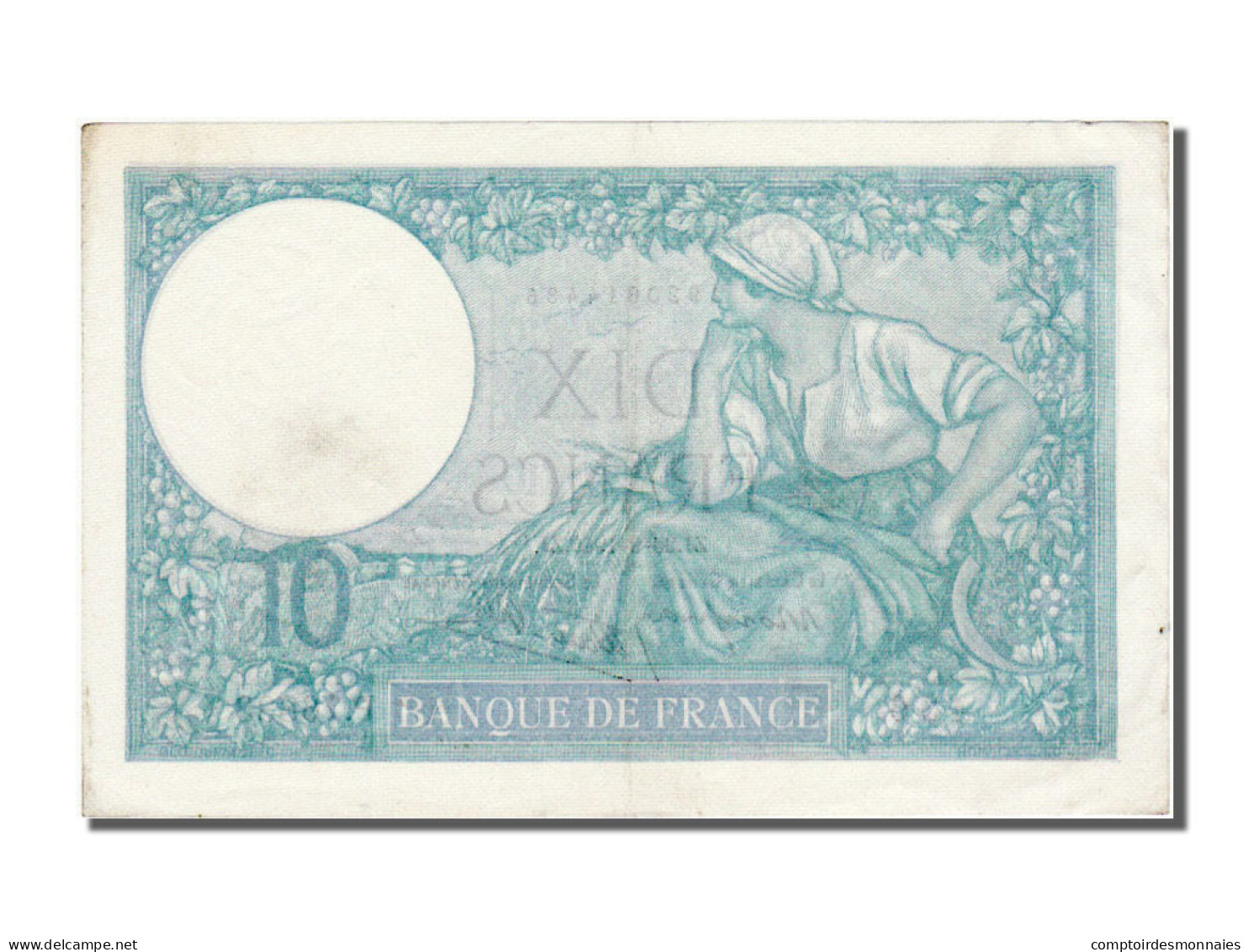 Billet, France, 10 Francs, 10 F 1916-1942 ''Minerve'', 1940, 1940-09-26, SPL - 10 F 1916-1942 ''Minerve''