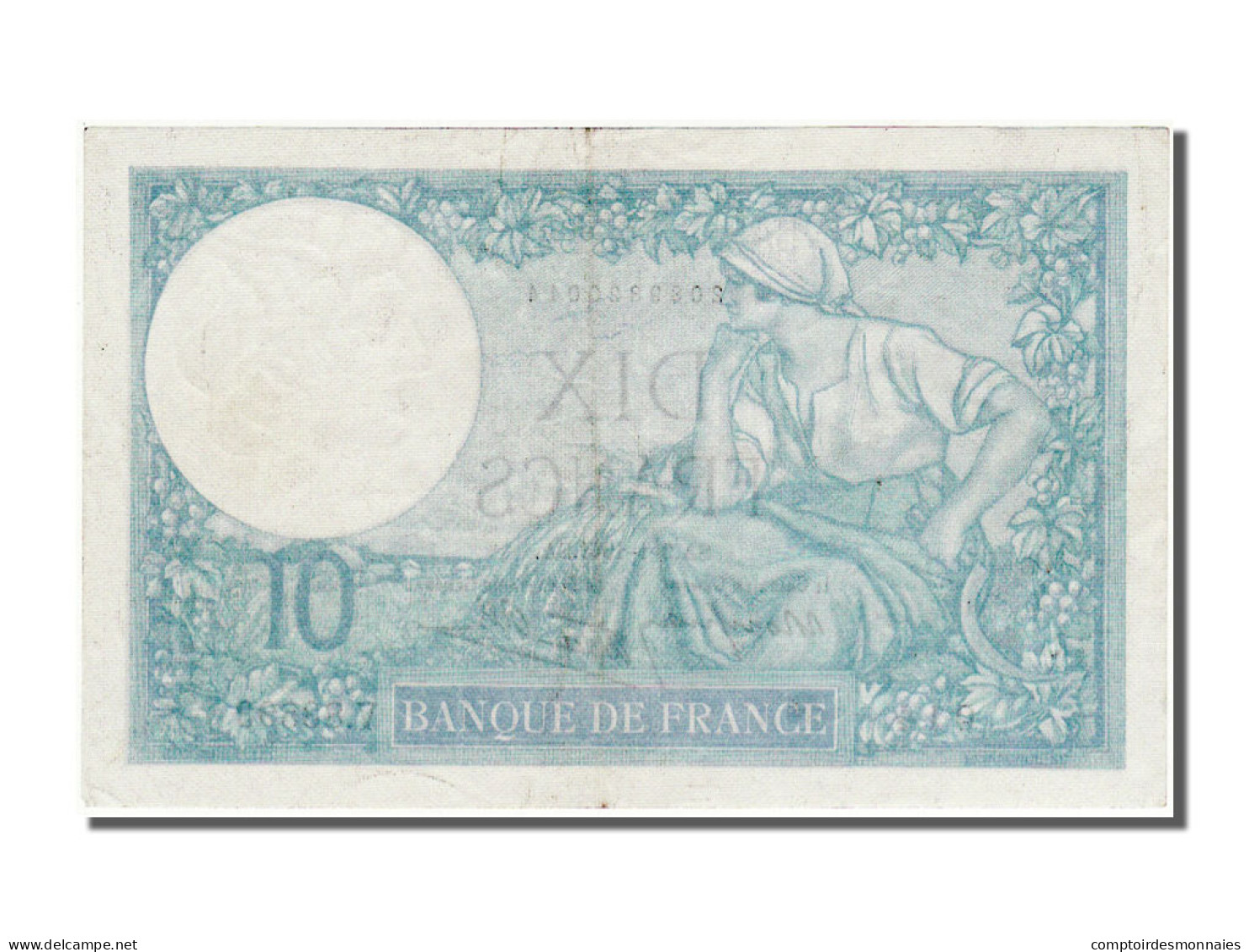 Billet, France, 10 Francs, 10 F 1916-1942 ''Minerve'', 1941, 1941-01-09, SPL - 10 F 1916-1942 ''Minerve''