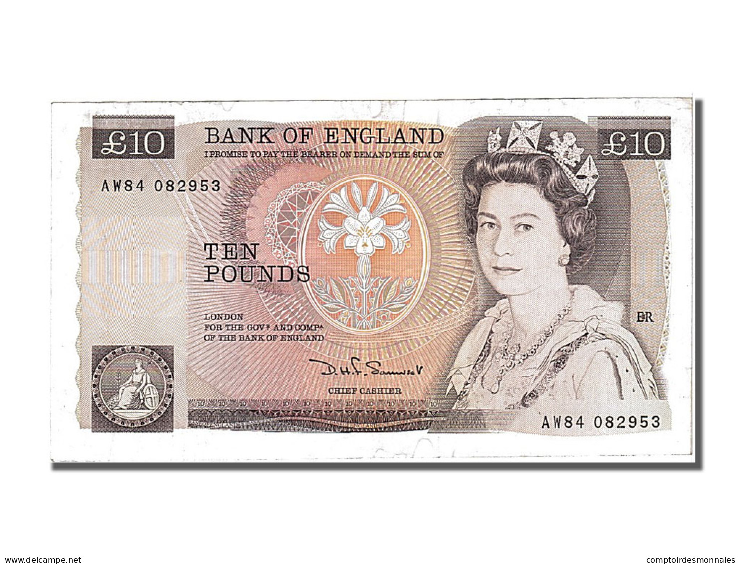 Billet, Grande-Bretagne, 10 Pounds, 1975, SUP - 10 Pounds