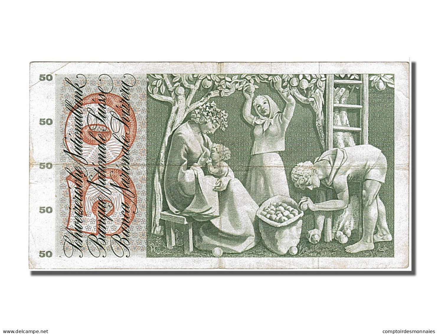 Billet, Suisse, 50 Franken, 1961, 1961-05-04, TTB - Switzerland