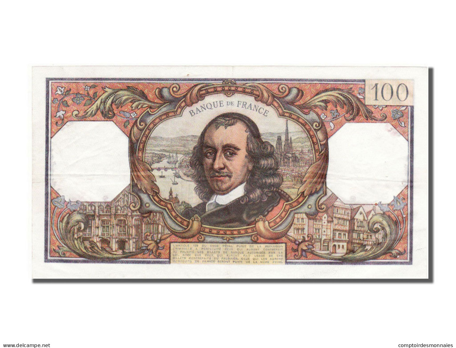 Billet, France, 100 Francs, 100 F 1964-1979 ''Corneille'', 1971, 1971-02-04 - 100 F 1964-1979 ''Corneille''