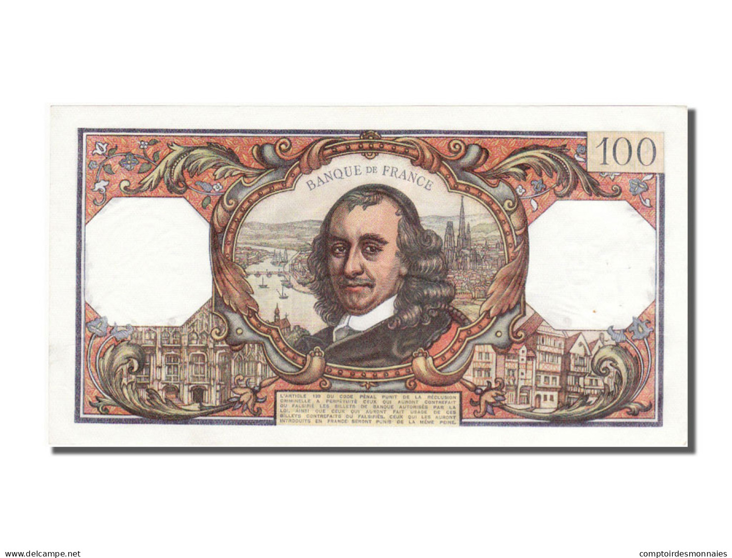 Billet, France, 100 Francs, 100 F 1964-1979 ''Corneille'', 1971, 1971-07-01 - 100 F 1964-1979 ''Corneille''