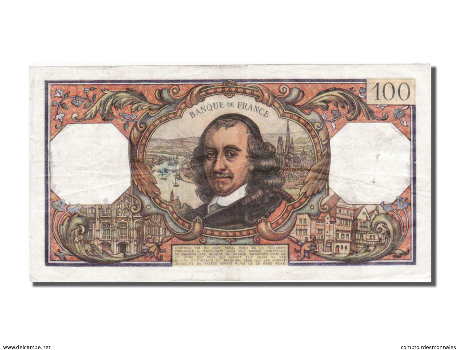 Billet, France, 100 Francs, 100 F 1964-1979 ''Corneille'', 1973, 1973-05-03 - 100 F 1964-1979 ''Corneille''