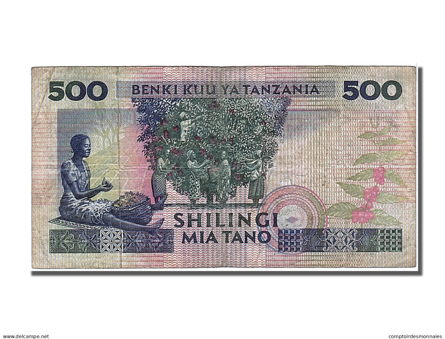 Billet, Tanzania, 500 Shilingi, 1993, TTB - Tanzania