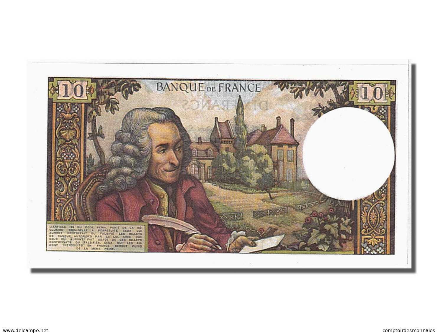 Billet, France, 10 Francs, 10 F 1963-1973 ''Voltaire'', 1963, 1963-07-11, NEUF - 10 F 1963-1973 ''Voltaire''