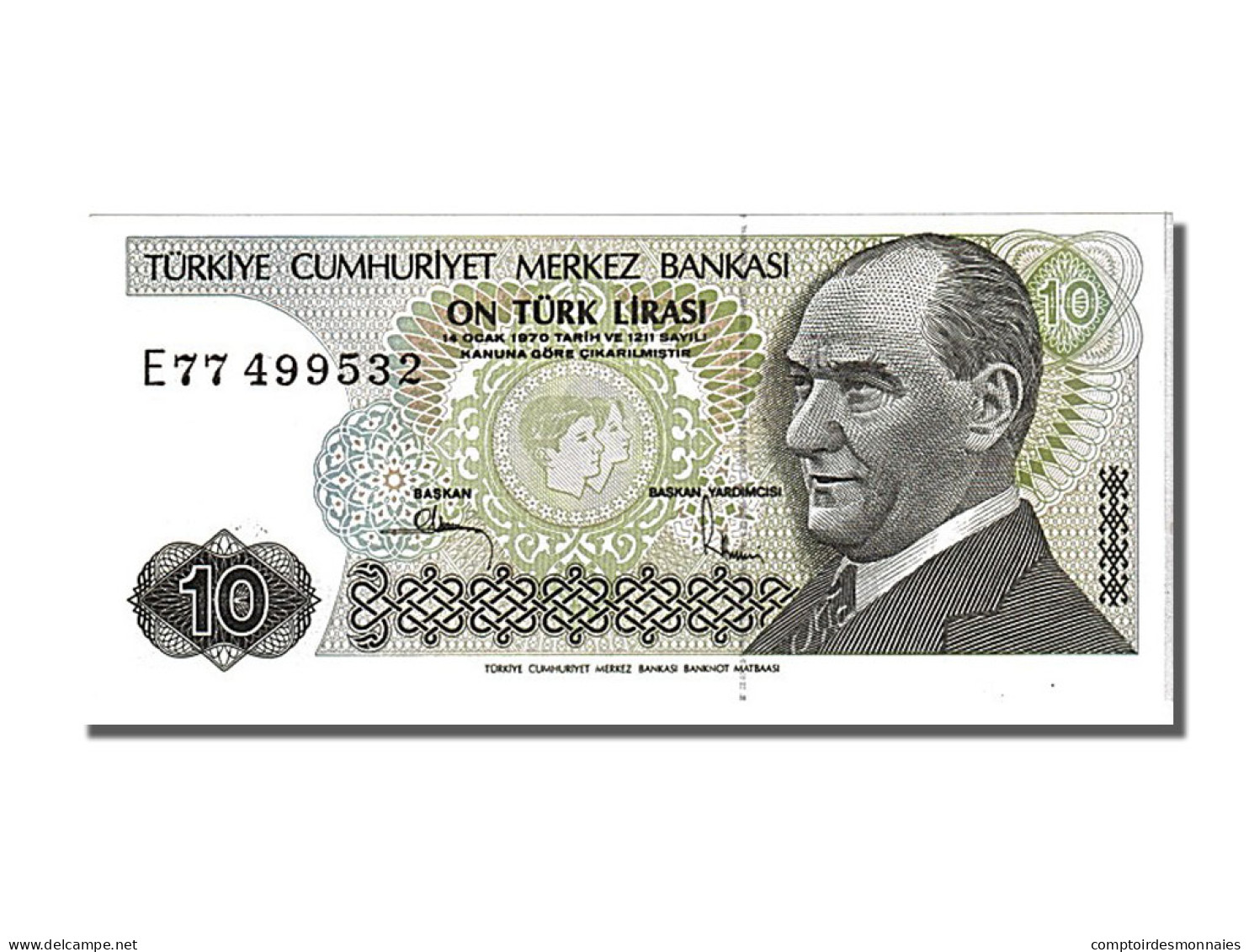 Billet, Turquie, 10 Lira, 1979, NEUF - Turquie
