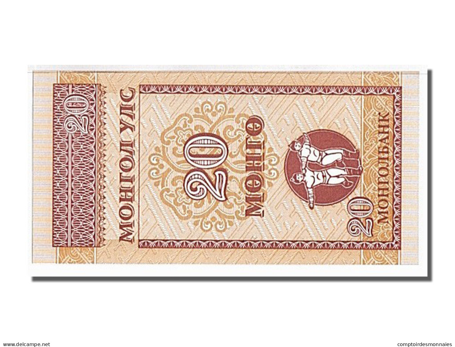 Billet, Mongolie, 20 Mongo, 1992, KM:50, NEUF - Mongolia