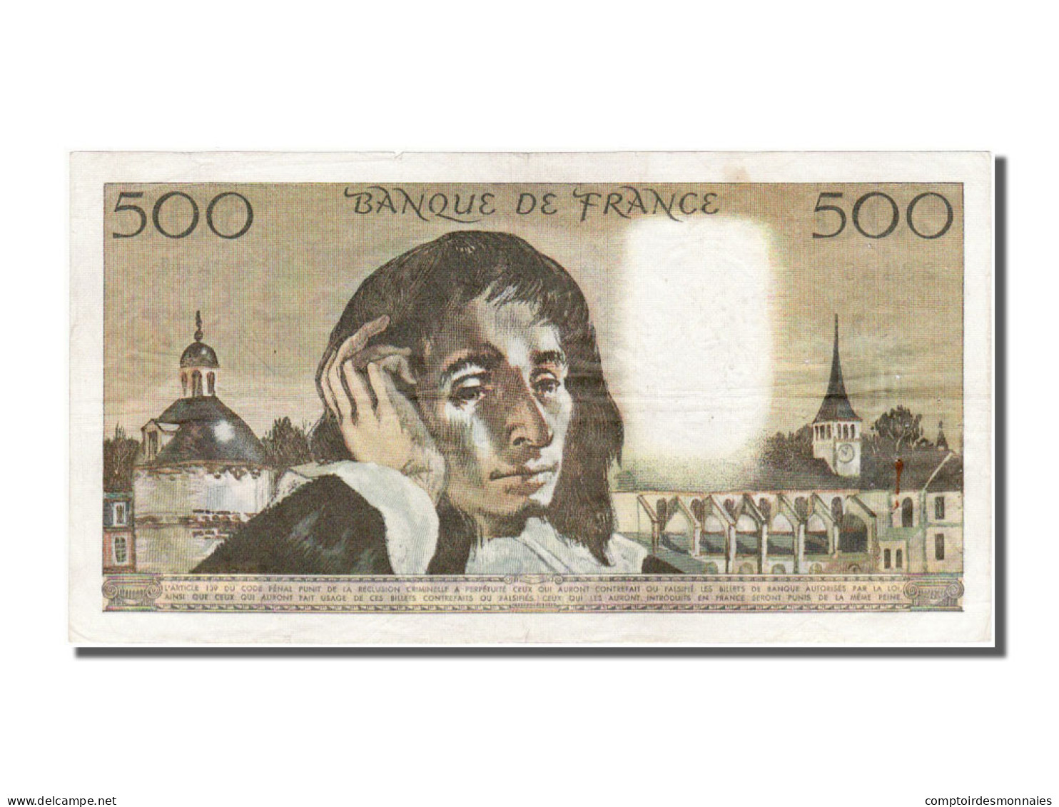 Billet, France, 500 Francs, 500 F 1968-1993 ''Pascal'', 1969, 1969-01-02, TTB - 500 F 1968-1993 ''Pascal''