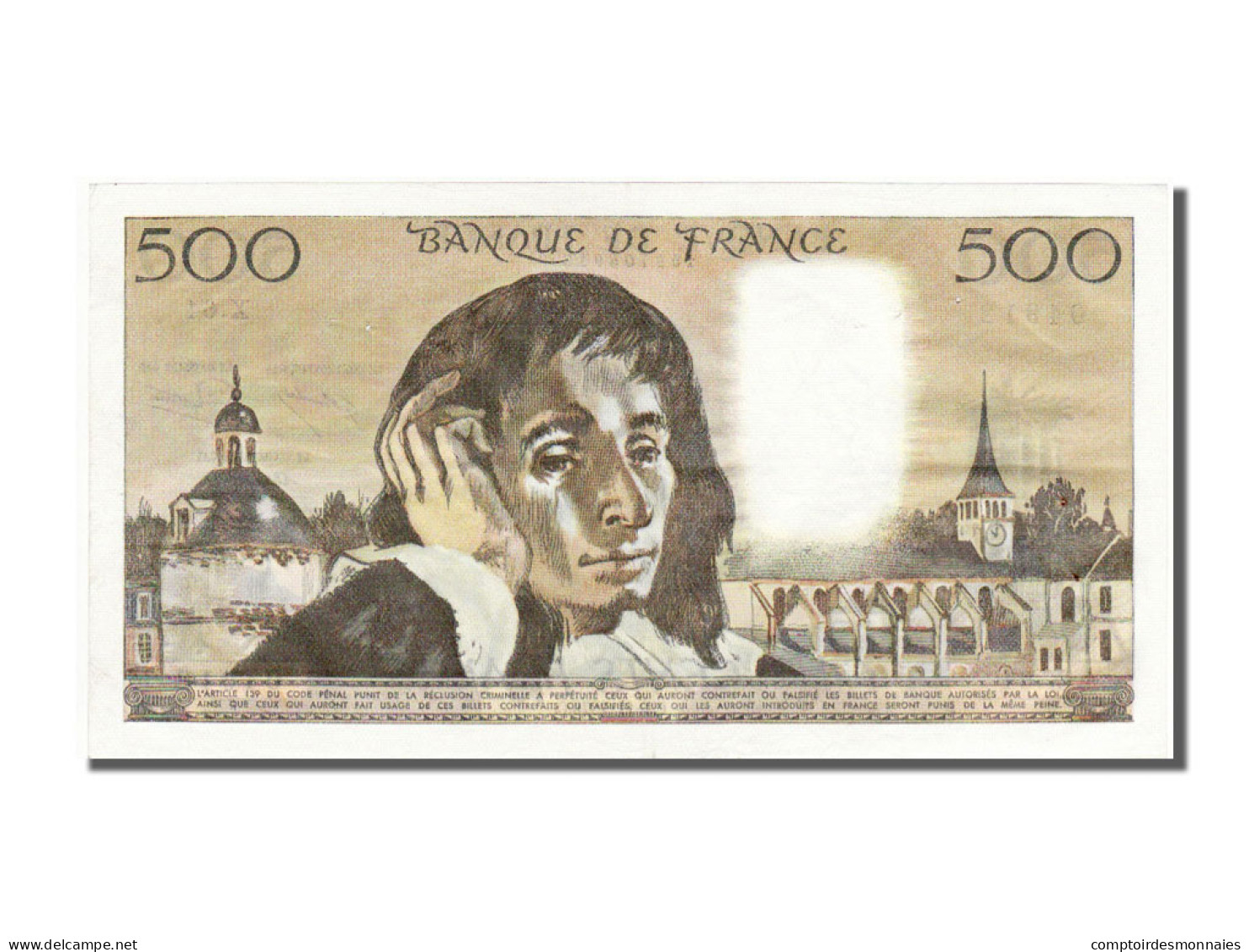 Billet, France, 500 Francs, 500 F 1968-1993 ''Pascal'', 1976, 1976-11-04, SUP+ - 500 F 1968-1993 ''Pascal''