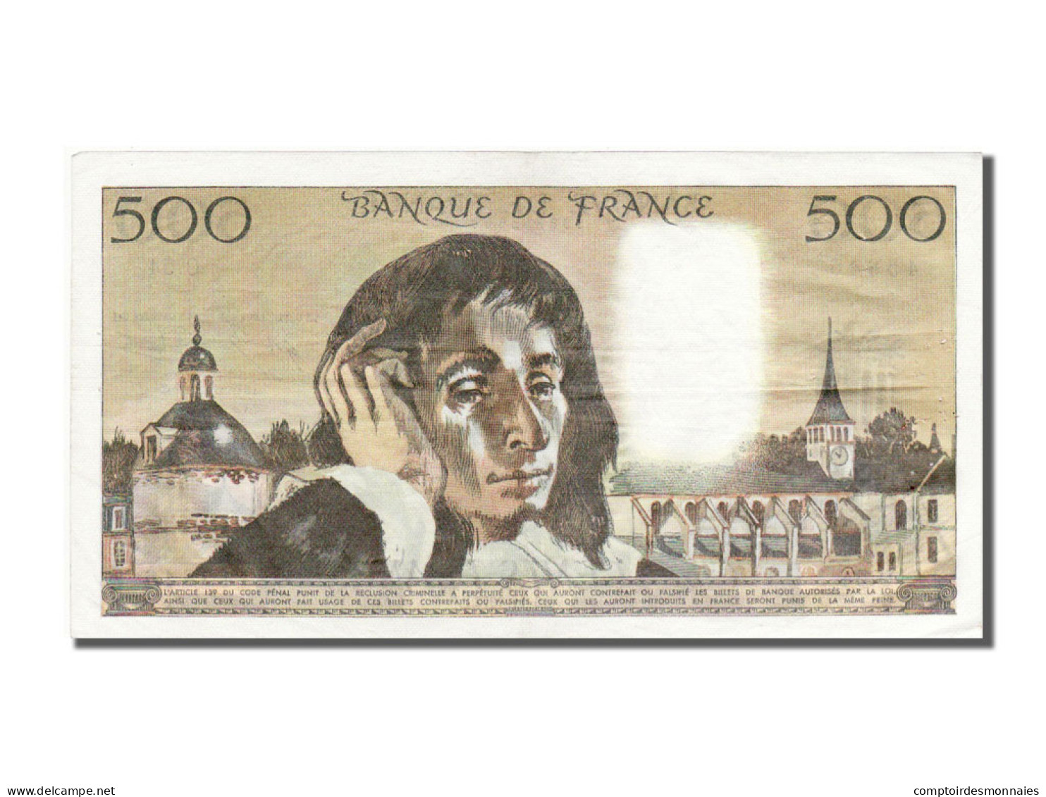 Billet, France, 500 Francs, 500 F 1968-1993 ''Pascal'', 1975, 1975-11-06, TTB+ - 500 F 1968-1993 ''Pascal''