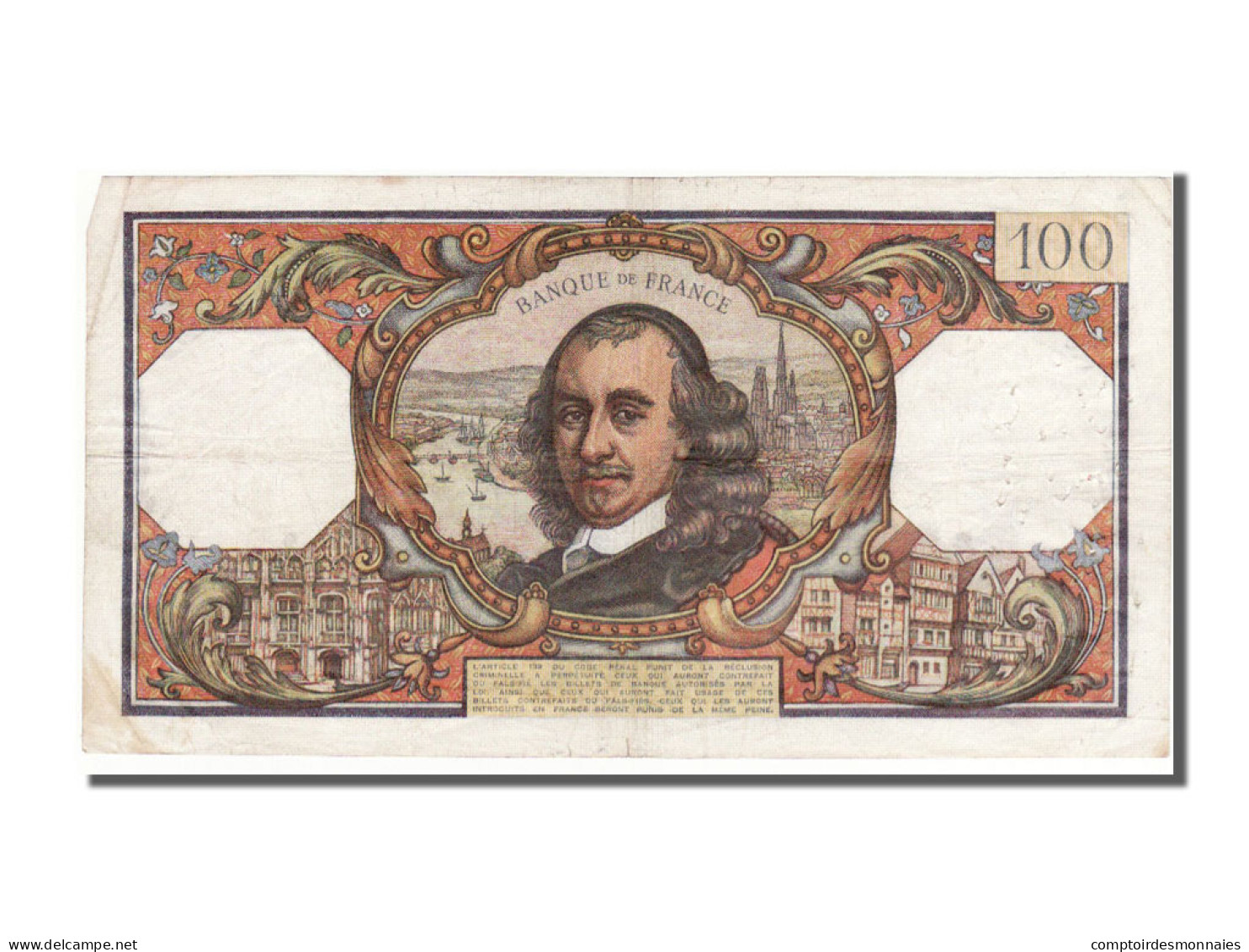 Billet, France, 100 Francs, 100 F 1964-1979 ''Corneille'', 1967, 1967-02-02 - 100 F 1964-1979 ''Corneille''