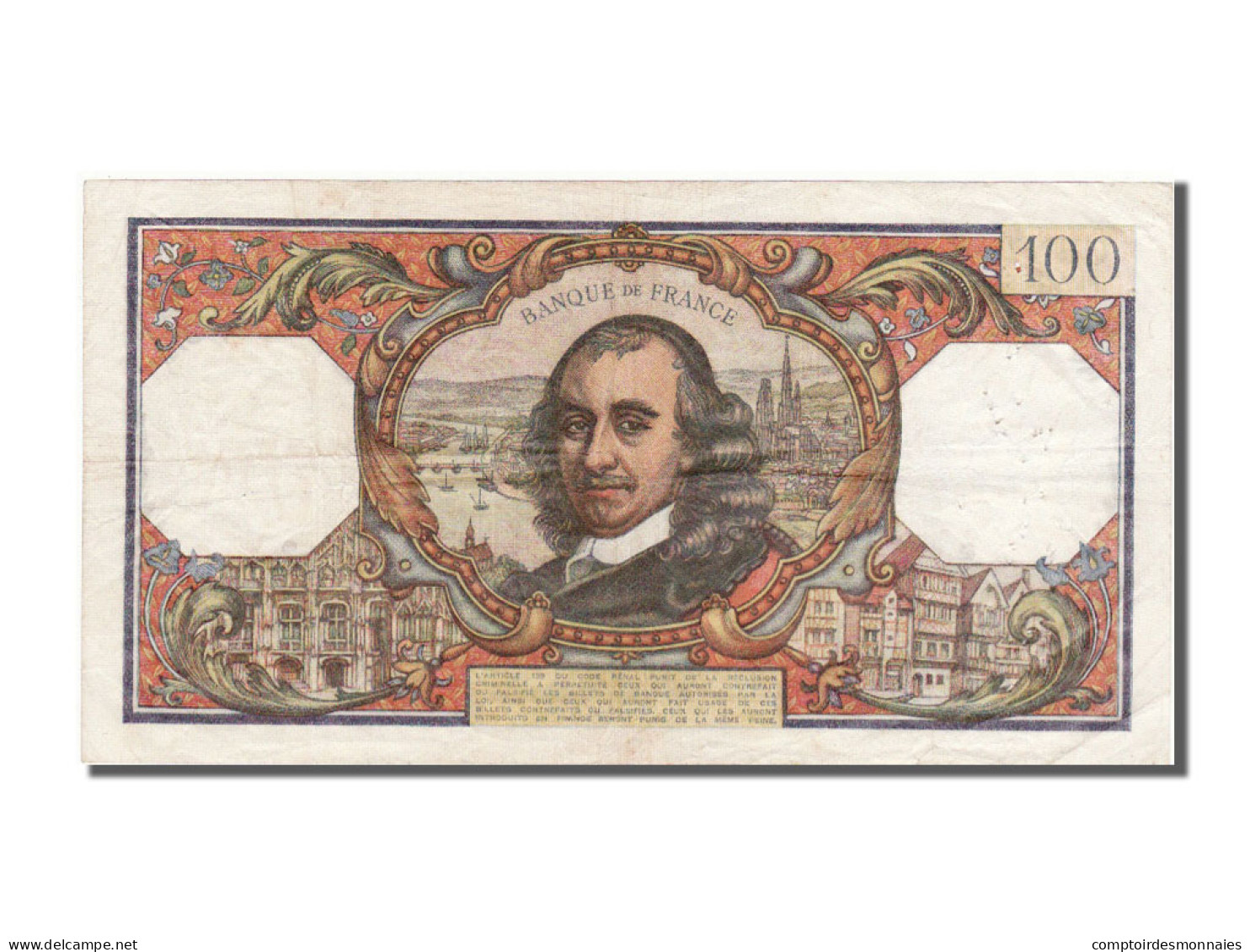 Billet, France, 100 Francs, 100 F 1964-1979 ''Corneille'', 1964, 1964-07-02 - 100 F 1964-1979 ''Corneille''