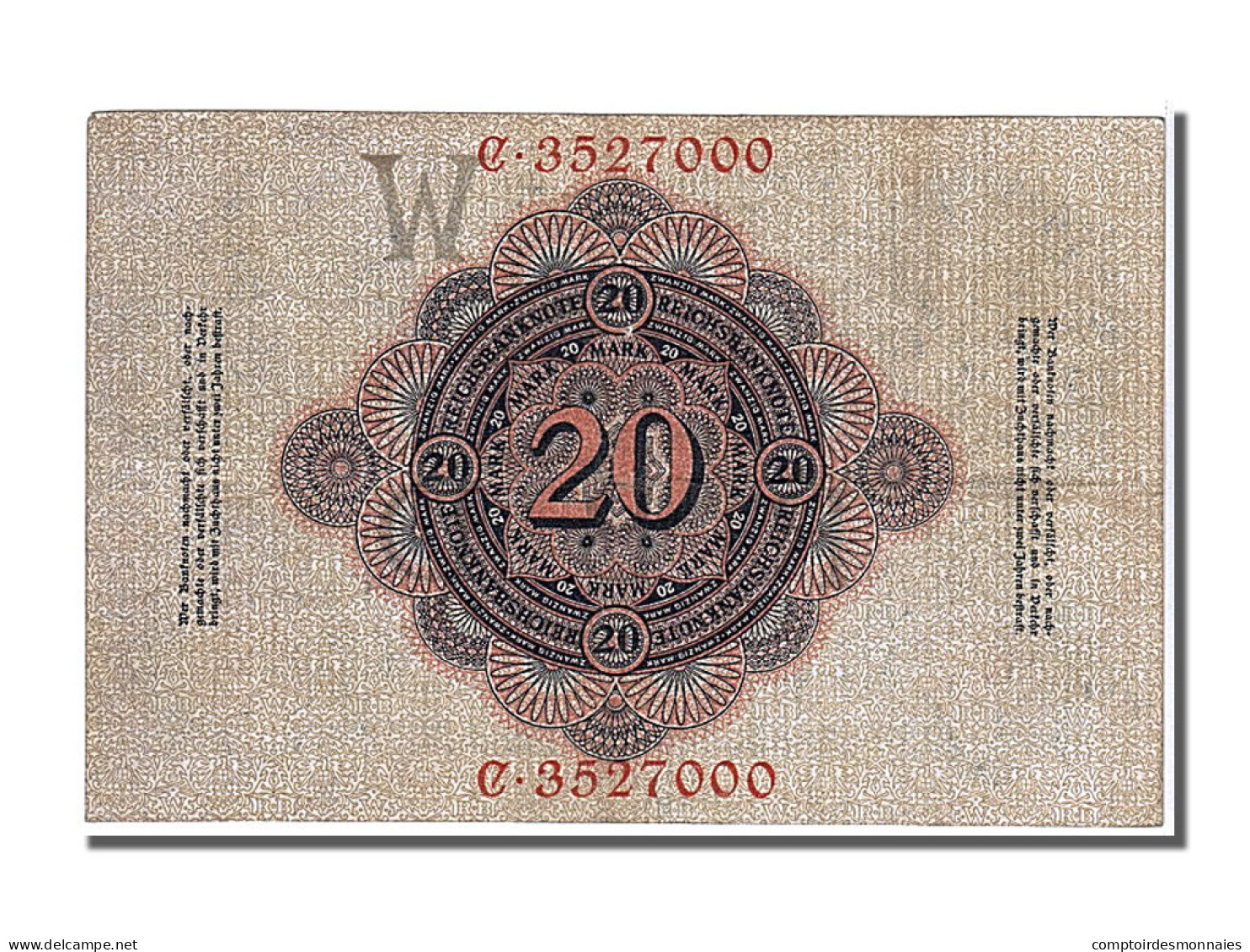 Billet, Allemagne, 20 Mark, 1908, 1908-02-07, TTB+ - 20 Mark