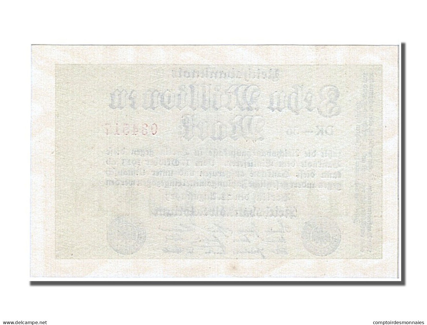 Billet, Allemagne, 10 Millionen Mark, 1923, 1923-08-22, NEUF - 100 Miljoen Mark