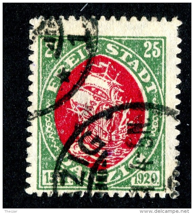 5299 Y Danzig 1921  Michel # 55 (o) ( Cat. €2.50 ) - Other & Unclassified