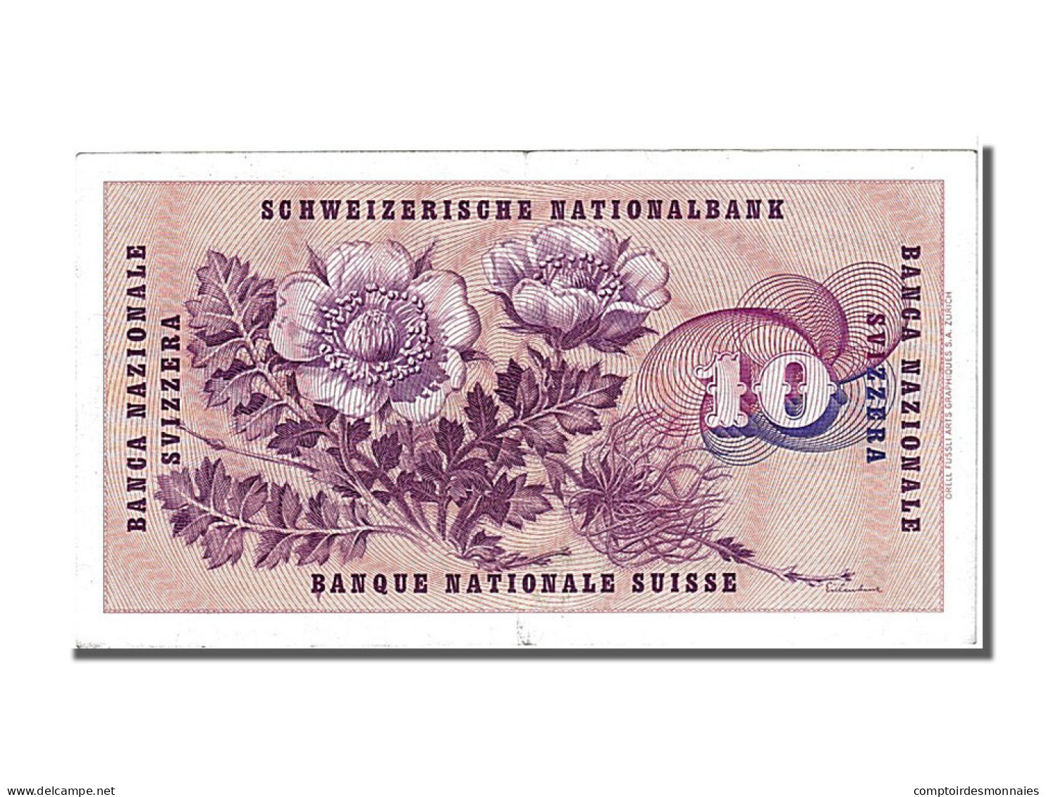 Billet, Suisse, 10 Franken, 1959, 1959-12-23, SUP - Suiza