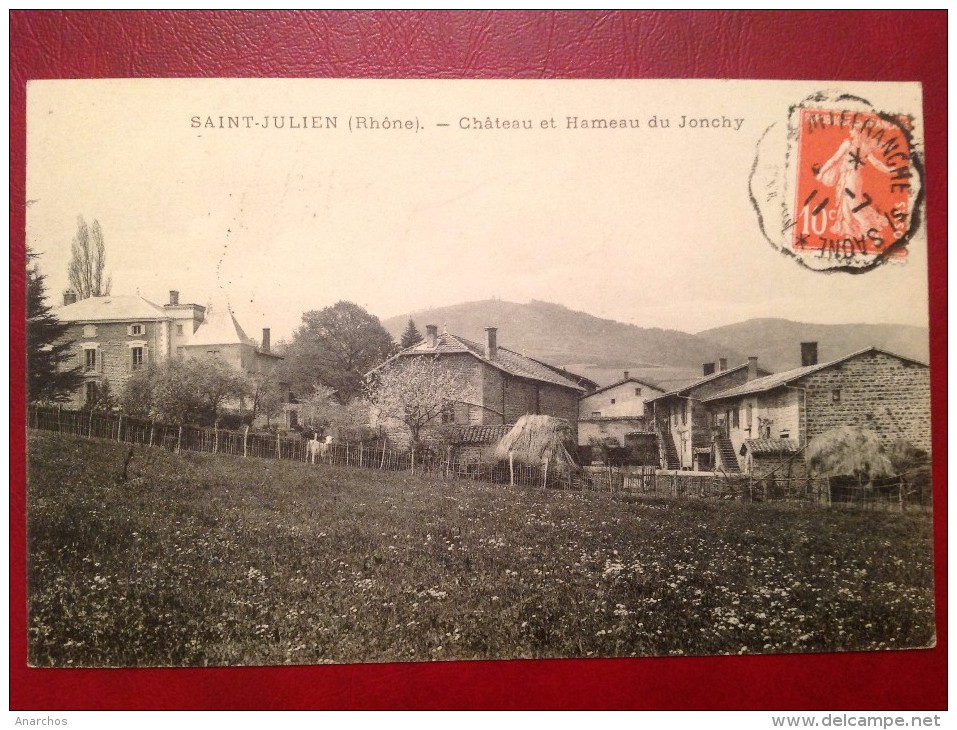 69 Rhone St SAINT JULIEN Chateau Et Hameau Du Jonchy + Ambulant MONSOLS à VILLEFRANCHE SUR SAONE - Other & Unclassified