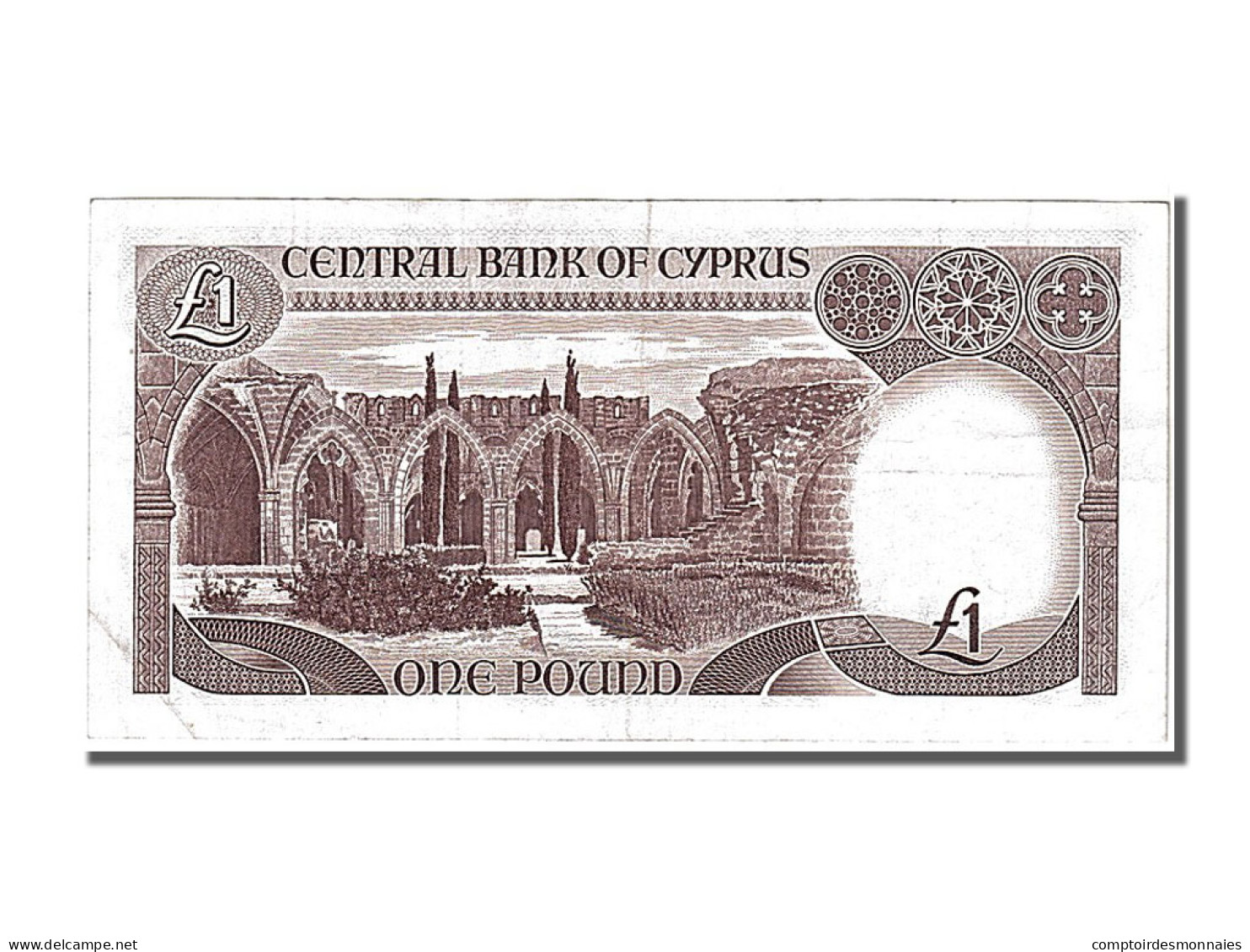 Billet, Chypre, 1 Pound, 1987, 1987-04-01, SUP - Chipre