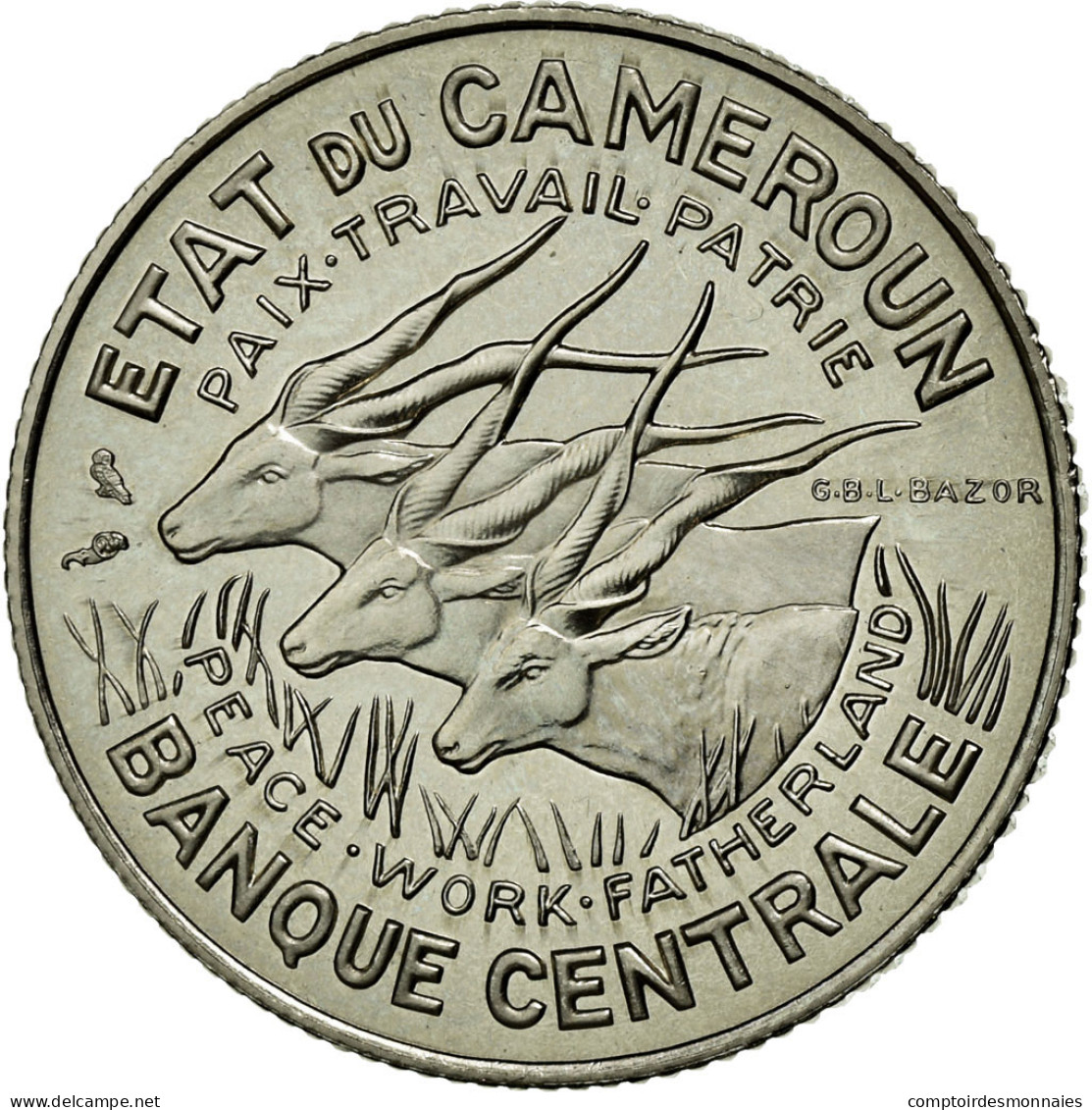 Monnaie, Cameroun, 100 Francs, 1966, Paris, FDC, Nickel, KM:E11 - Cameroon