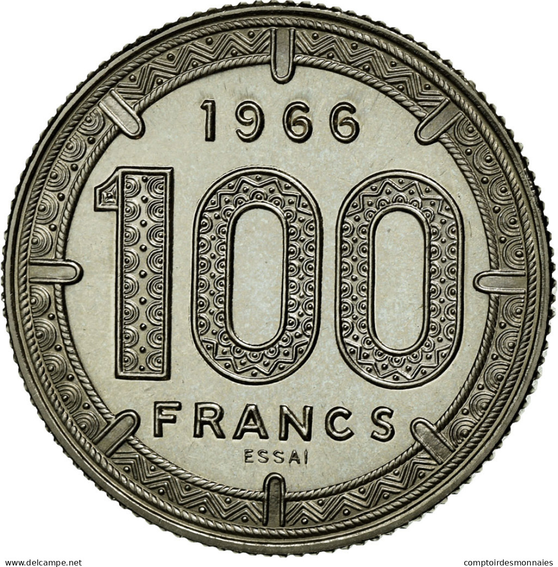 Monnaie, Cameroun, 100 Francs, 1966, Paris, FDC, Nickel, KM:E11 - Kamerun