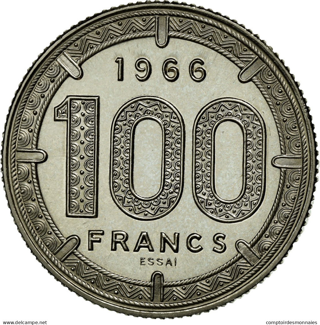 Monnaie, Cameroun, 100 Francs, 1966, Paris, FDC, Nickel, KM:E11 - Cameroun