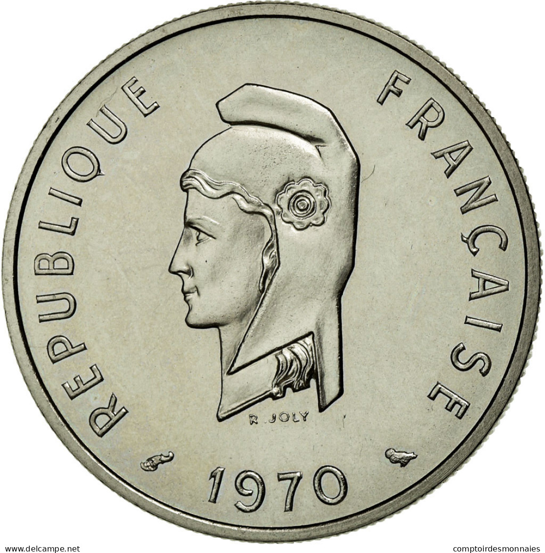 Monnaie, Djibouti, 50 Francs, 1970, FDC, Nickel, KM:E6 - Dschibuti