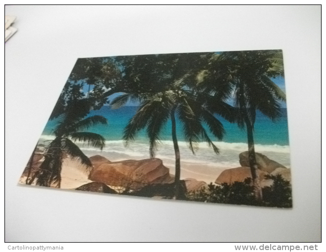 STORIA POSTALE FRANCOBOLLO COMMEMORATIVO SEYCHELLES BEACH VIEW MAHE - Seychellen