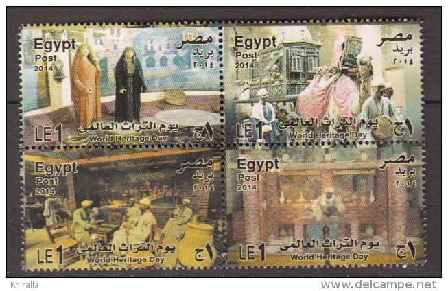 EGYPTE   2014  N°  2149 / 2152   COTE  6 € 00 - Ungebraucht